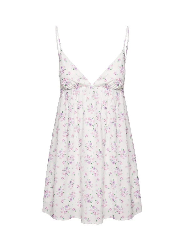 Koko Mini Dress Cream Floral