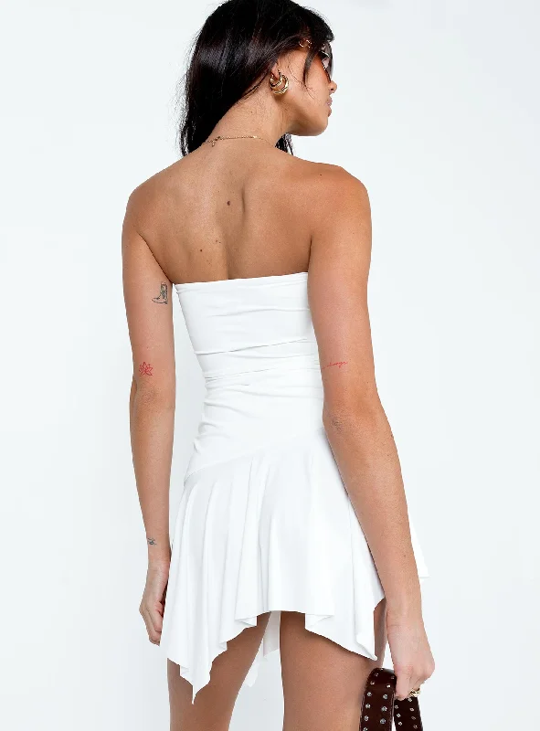 Adonis Mini Dress White