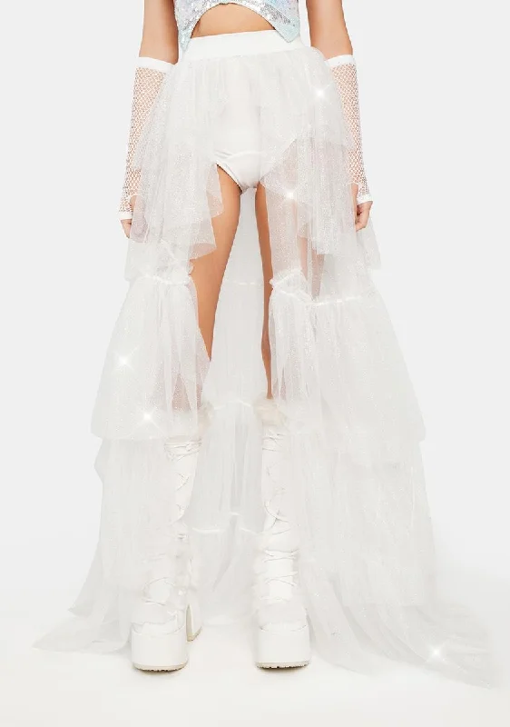 Ethereal Showgirl Tulle Maxi Skirt