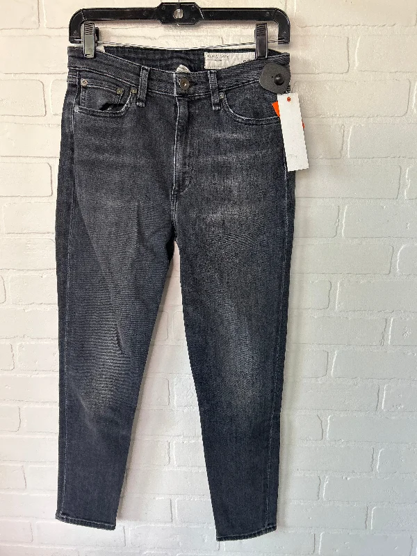 Black Denim Jeans Skinny Rag & Bones Jeans, Size 6