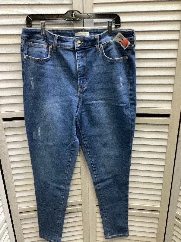 Blue Denim Jeans Boyfriend Nine West, Size 14