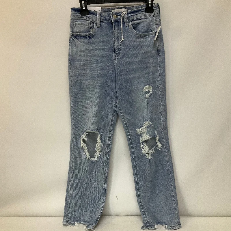 Blue Denim Jeans Boyfriend Vervet, Size 4