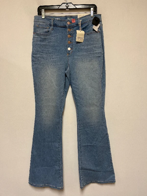 Blue Denim Jeans Flared Ana, Size 12