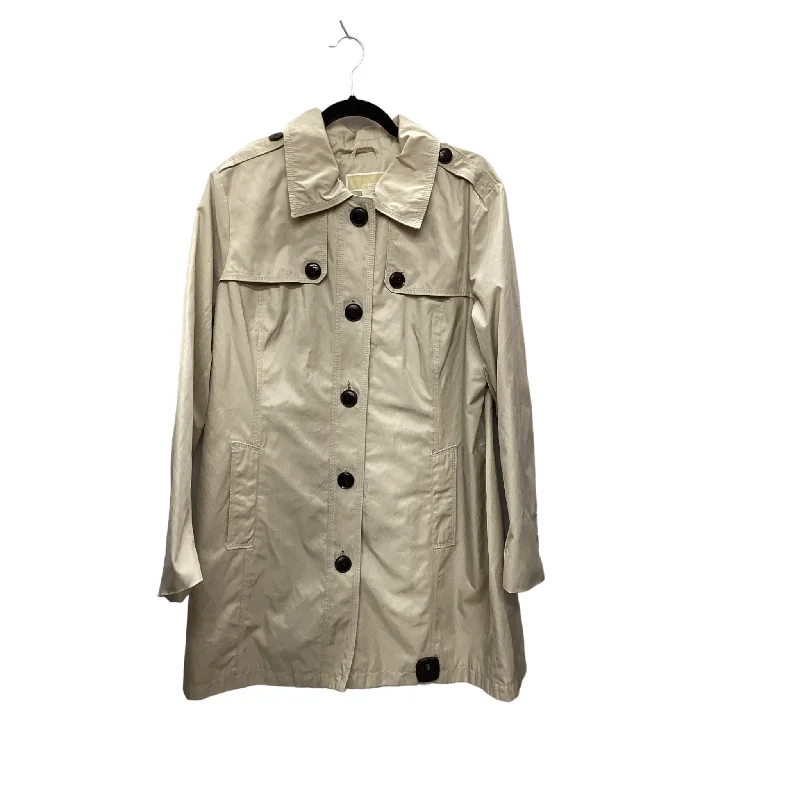 Coat Trench Coat By Michael By Michael Kors In Tan, Size: Xl