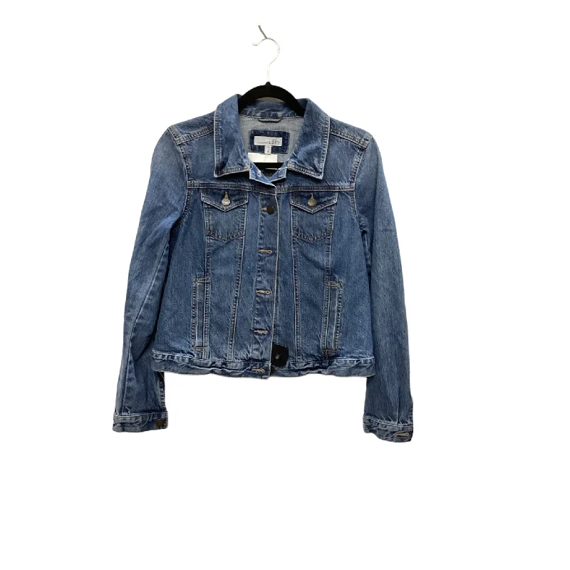 Jacket Denim By Loft In Blue Denim, Size: S