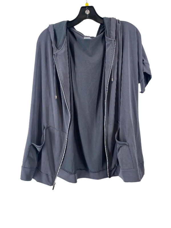 Jacket Other By Chicos In Grey, Size: 3