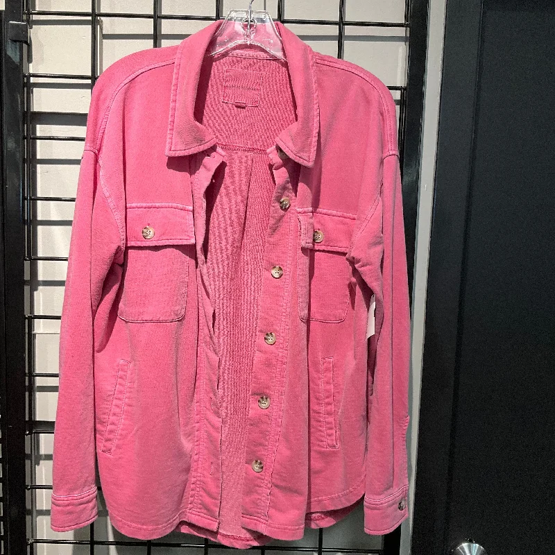 Jacket Other By Thread And Supply In Pink, Size: M