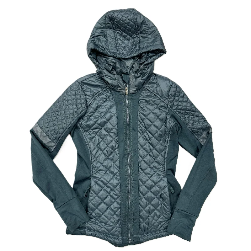 Jacket Puffer & Quilted By Athleta In Teal, Size: S