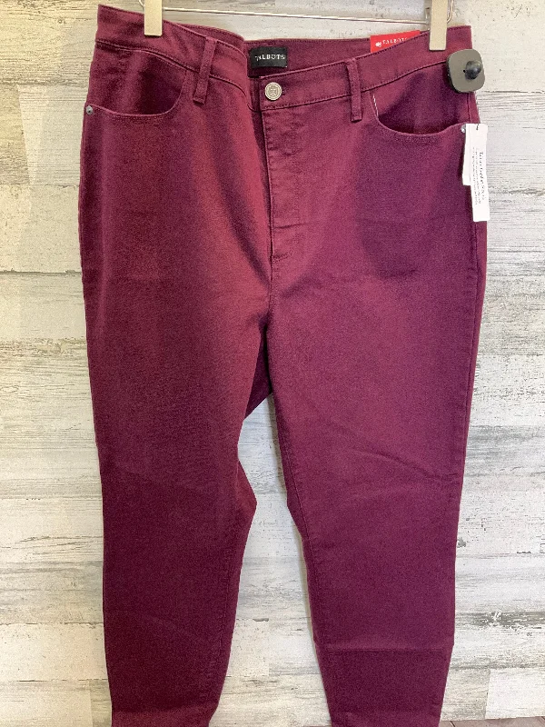 Purple Jeans Jeggings Talbots, Size 14