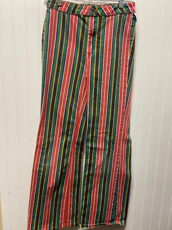 Striped Pattern Jeans Flared We The Free, Size 8