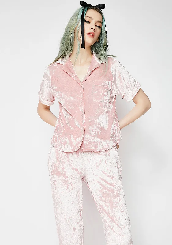 Blush Crushin' Hard PJ Set