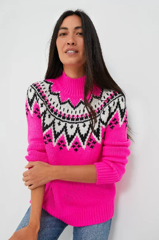 Bright Pink Kienna Sweater