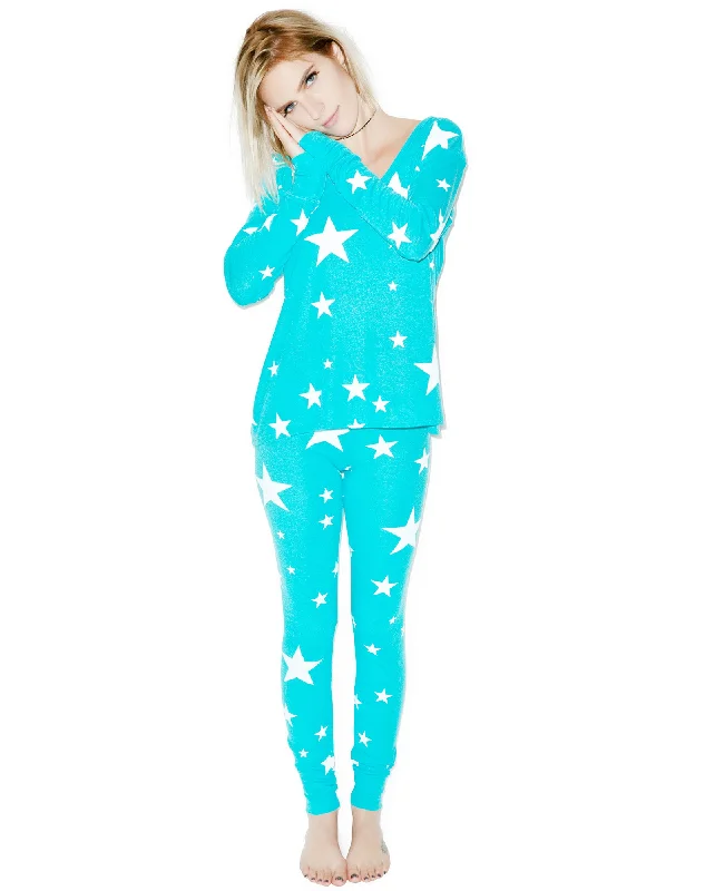 Disco Star Beach Camping Pajama Set