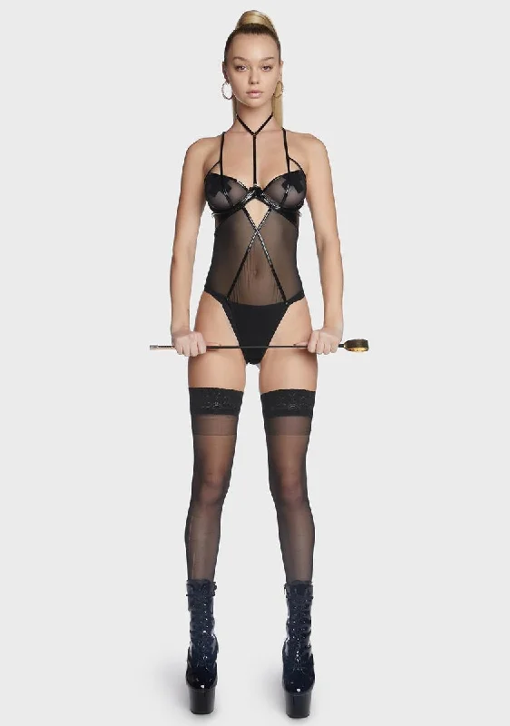 Fall In Line Mesh Teddy