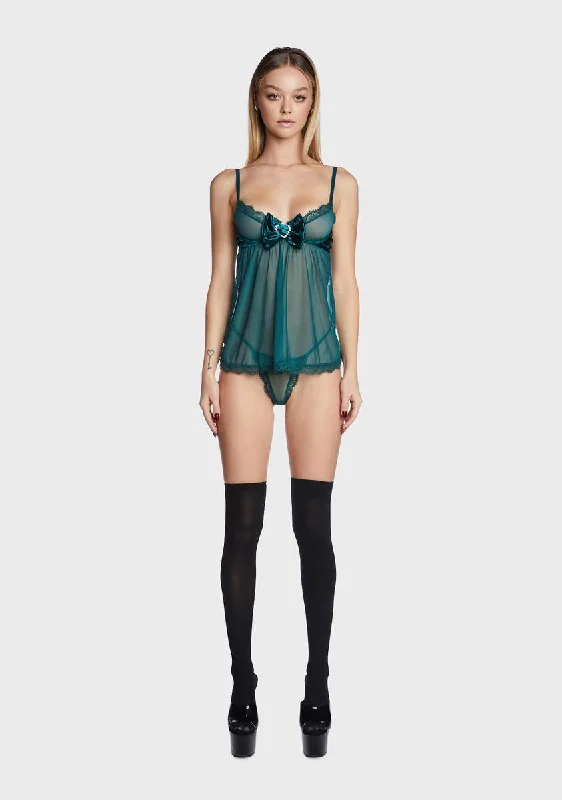 Feel Like Touchin' Sheer Lingerie Set