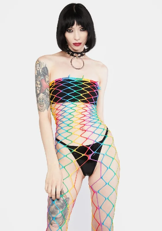 Freaky Fusion Fishnet Bodystocking