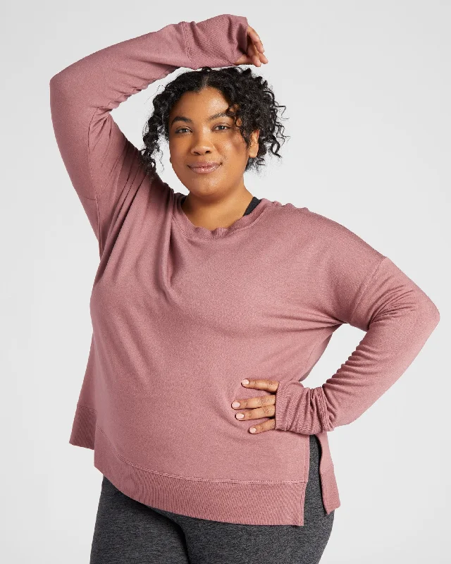 Plus Size Flex Drop Shoulder Pullover