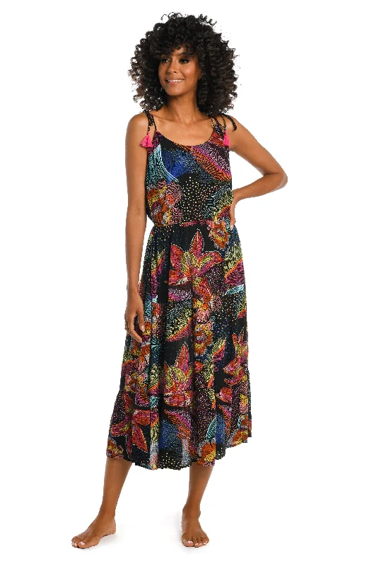 Sunlit Soiree Midi Dress