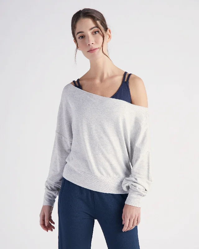 Off Shoulder Sweatshirt