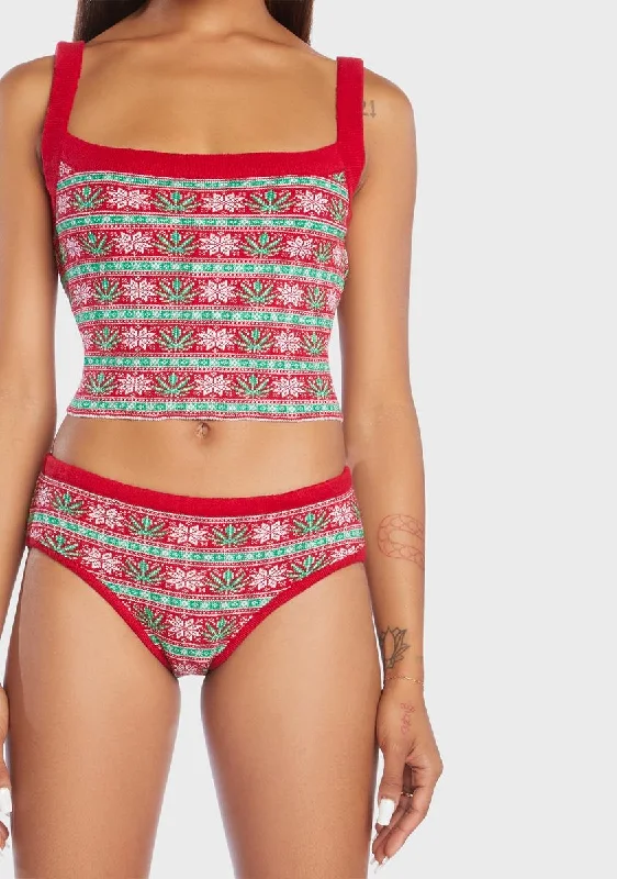 Xmas Weed Cami