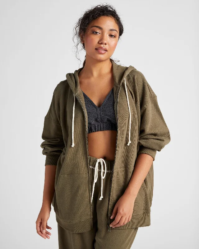 Plus Size Academy Zip Up Hoodie