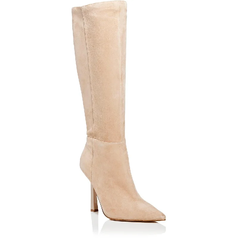 Shea Womens Embossed Knee-High Boots