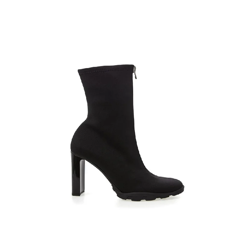 Alexander McQueen Sleek Neoprene Leather Women's Boots