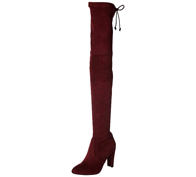 Pamela Slim Fit Over The Knee High Heel Boots