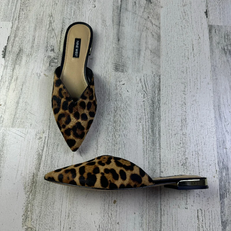 Animal Print Shoes Flats Nine West, Size 6