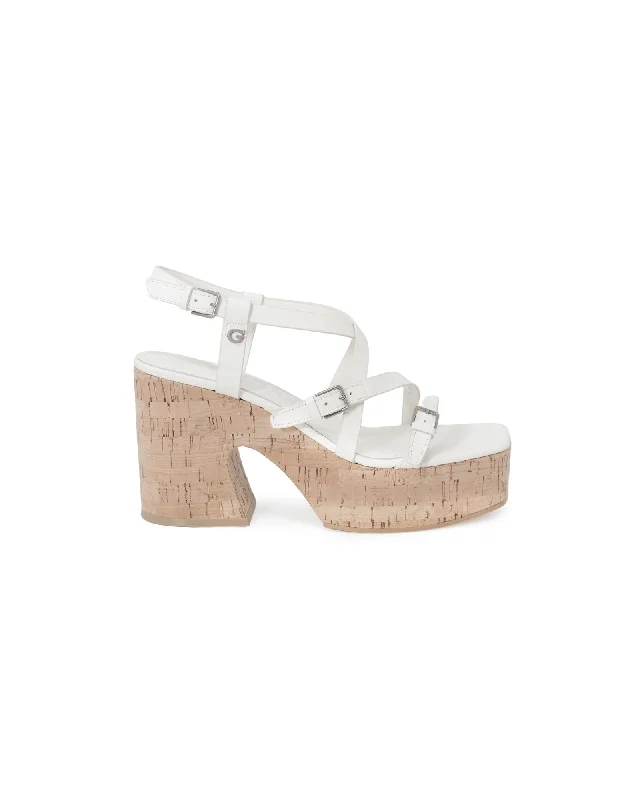 Guess Platform Sandals with Block Heel