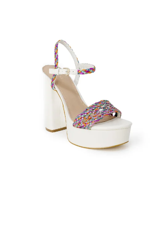 Guess Coloured Block Heel Sandals