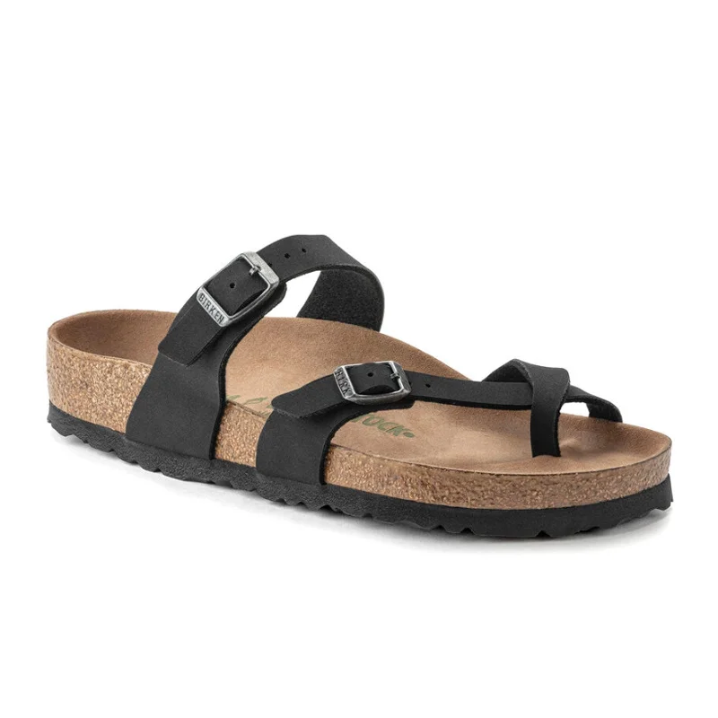 Birkenstock Mayari Vegan Sandal (Women) - Black Birkibuc