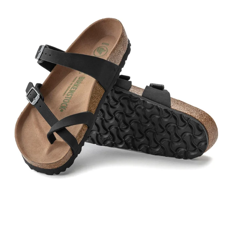 Birkenstock Mayari Vegan Sandal (Women) - Black Birkibuc