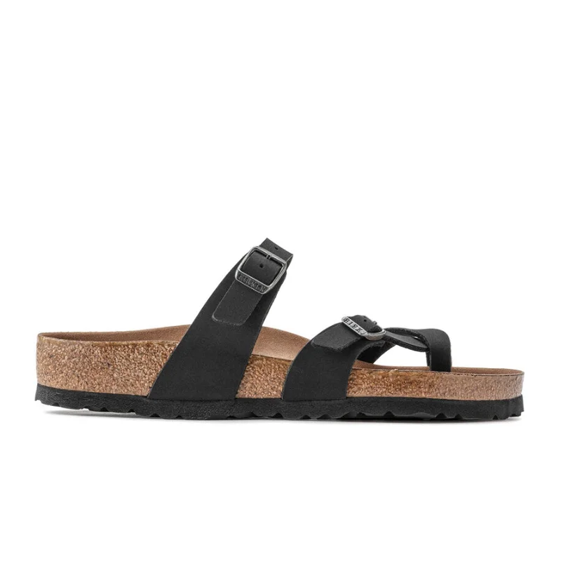 Birkenstock Mayari Vegan Sandal (Women) - Black Birkibuc