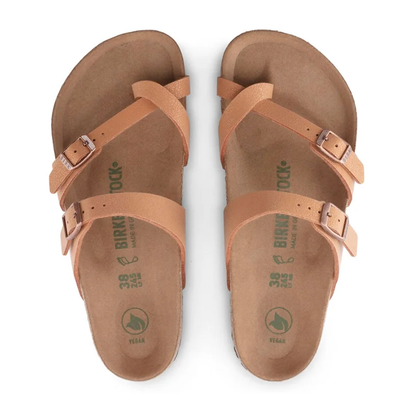 Birkenstock Mayari Vegan Sandal (Women) - Pecan Birkibuc