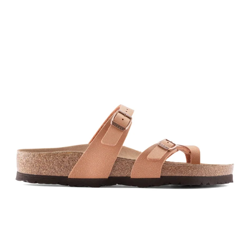 Birkenstock Mayari Vegan Sandal (Women) - Pecan Birkibuc