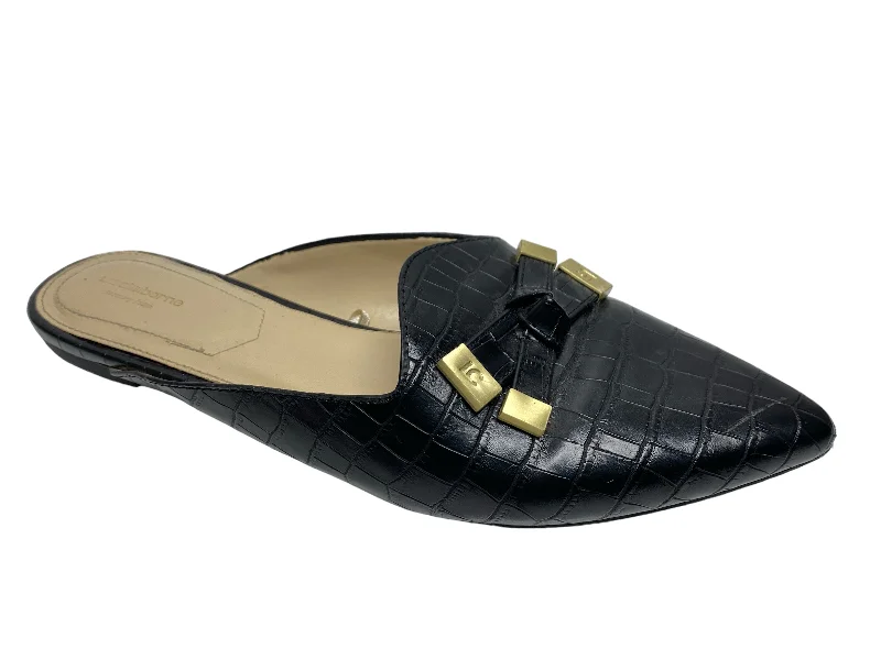 Black & Gold Shoes Flats Liz Claiborne, Size 11