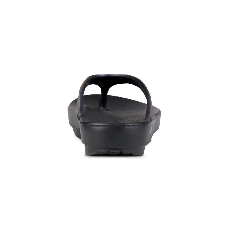 OOFOS OOlala Luxe Midnight Spectre Sandal (Unisex)