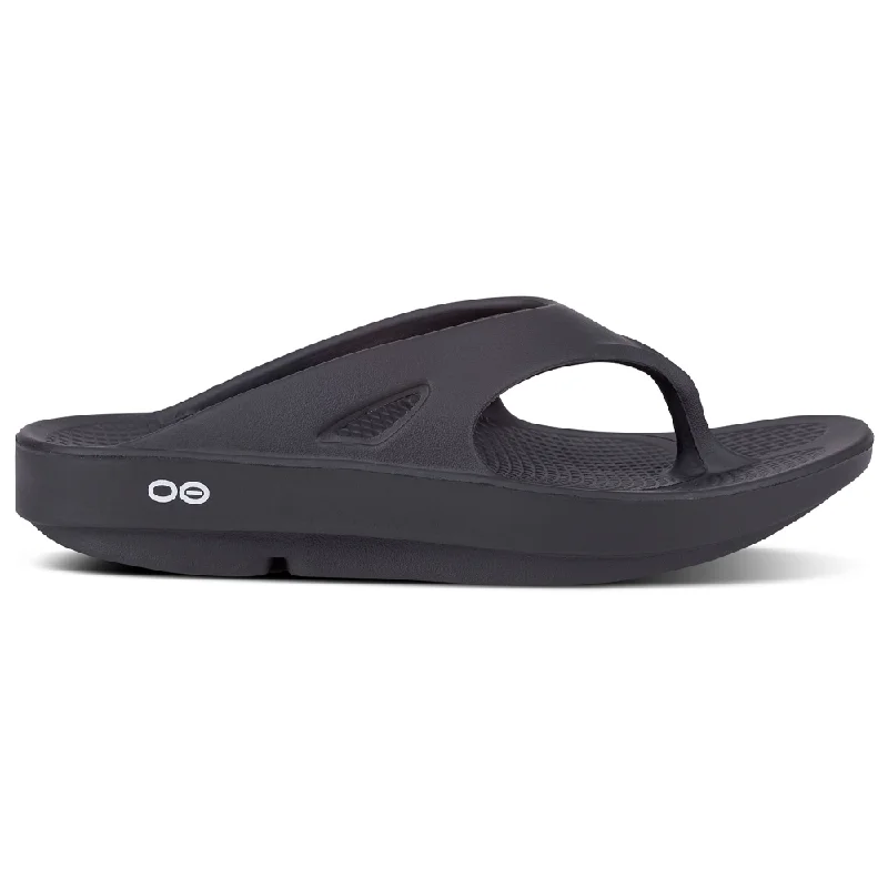 OOFOS OOriginal Black Sandal (Unisex)