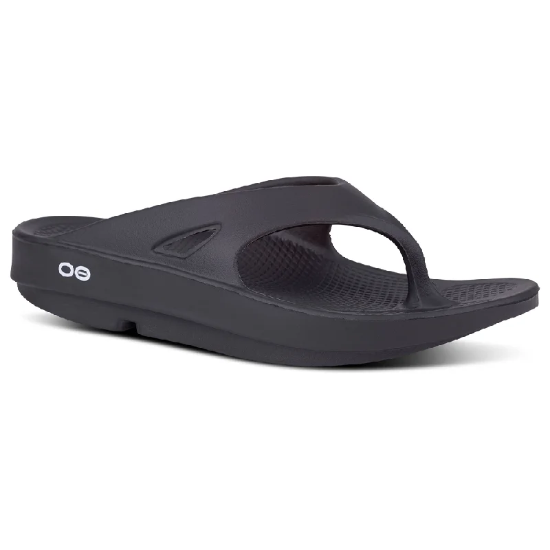 OOFOS OOriginal Black Sandal (Unisex)