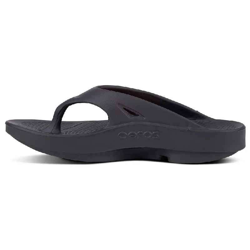 OOFOS OOriginal Black Sandal (Unisex)