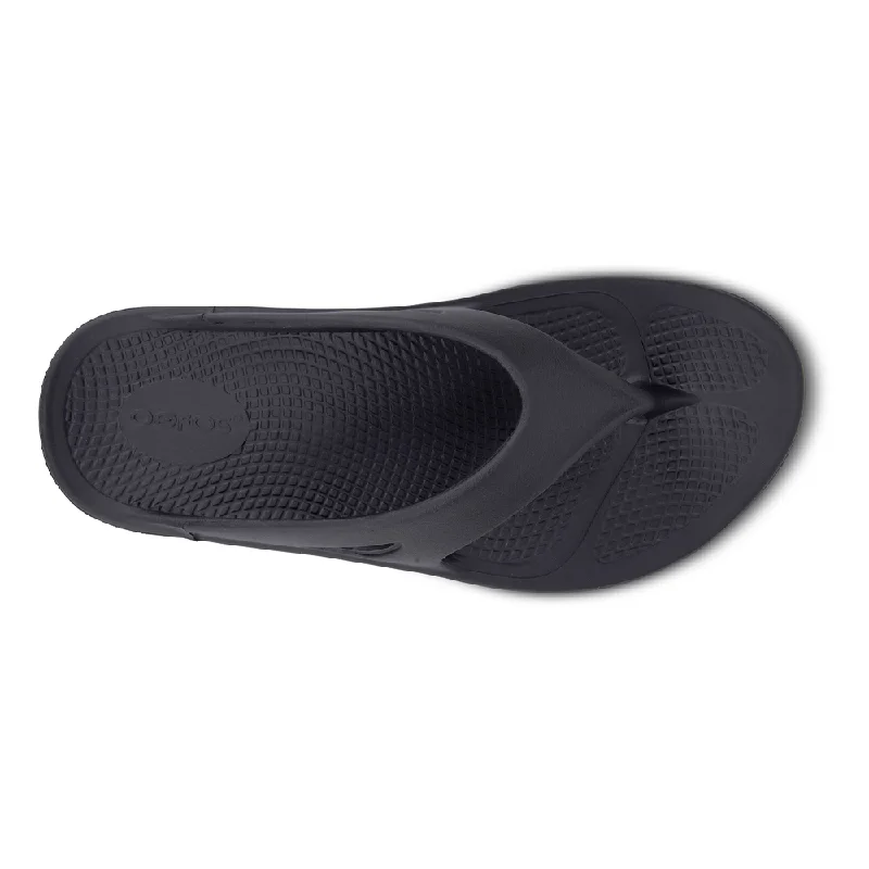 OOFOS OOriginal Black Sandal (Unisex)