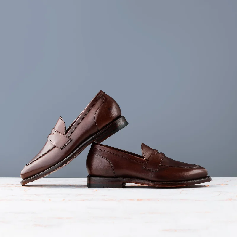 Clara Penny Loafer Tobacco Calf