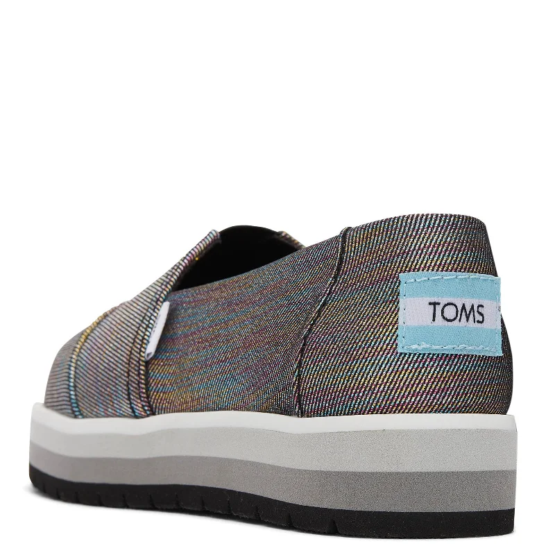 Girl's Toms, Alpargata Platform Slip-On - Little Kid & Big Kid