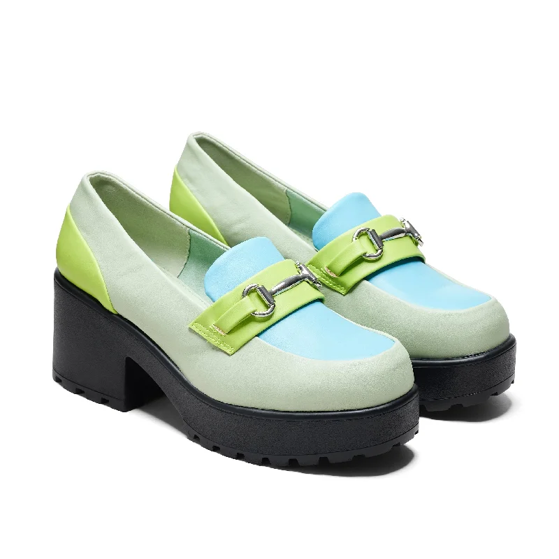 High Class Chunky Shoes - Mint Pastel