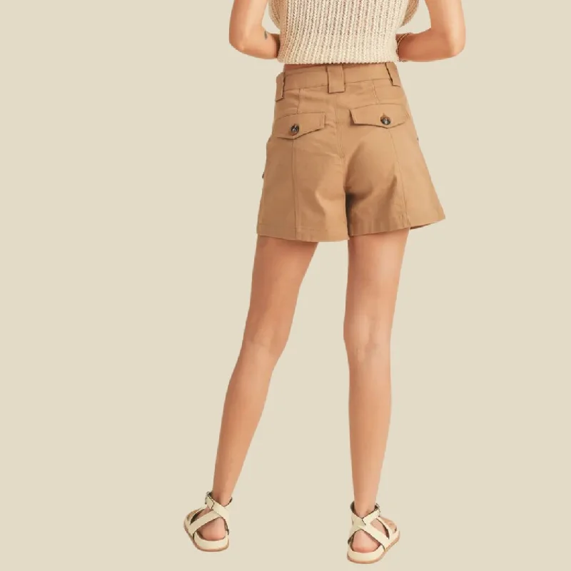 Cotton Cargo Shorts (Mocha)