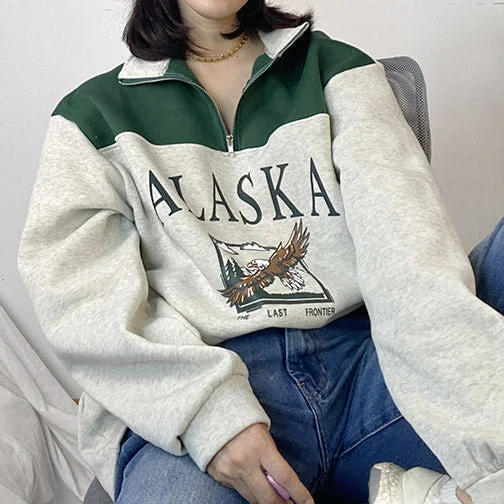 Alaska Zip Up Sweatshirt