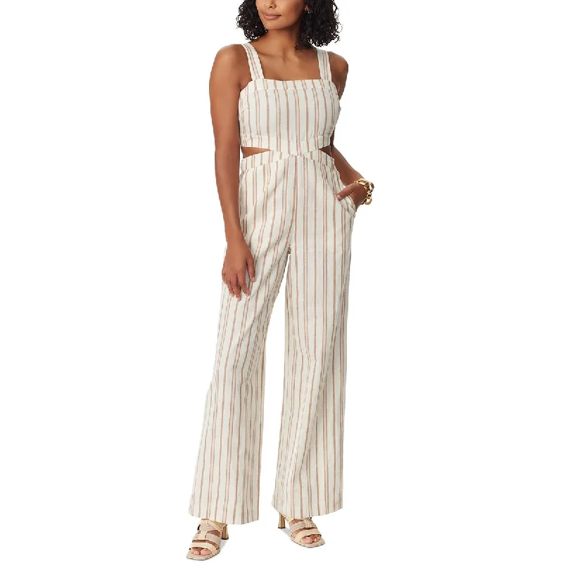 Womens Cutout Wide Leg Jumpsuit