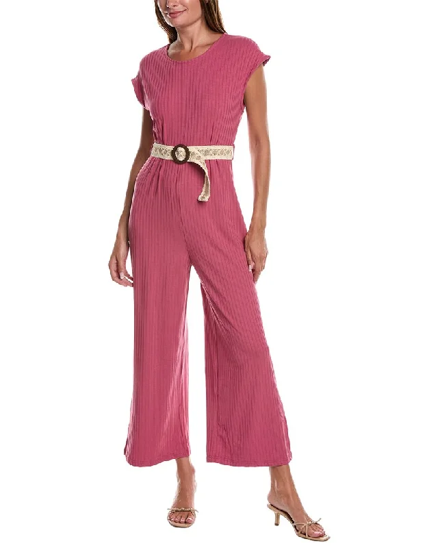 Anna Kay E-Coco Sleeveless Silk-Blend Jumpsuit