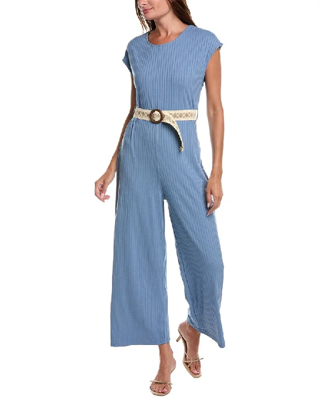 Anna Kay E-Coco Sleeveless Silk-Blend Jumpsuit